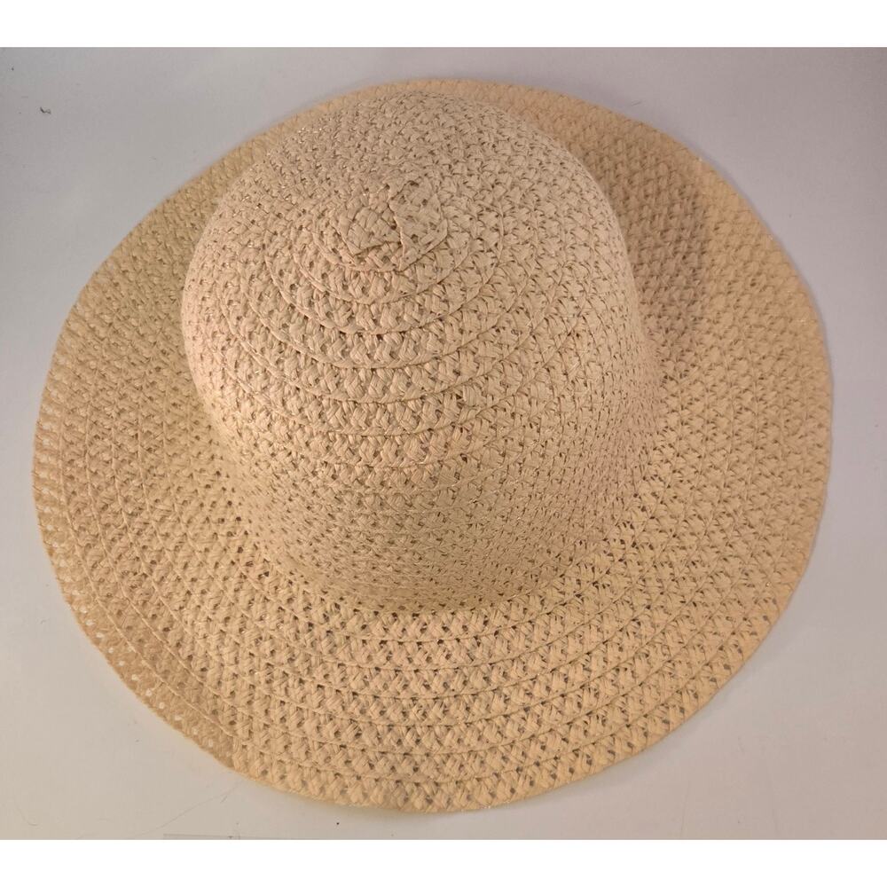 Straw Beach Hat Boho Adult Womens Sunhat Casual Outdoor Beach Ocean Sun Garden - Picture 7 of 9